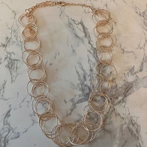 Gold Hoop Necklace